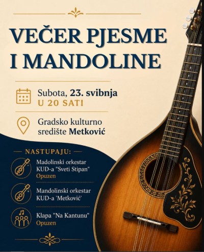 VEČER PJESME I MANDOLINE